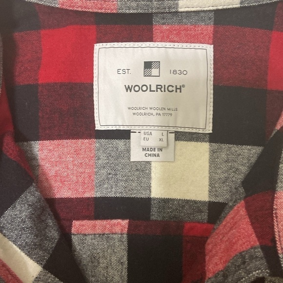WOOLRICH PLAID LONG SLEEVE SHIRT. SIZE- XL - Picture 5 of 13
